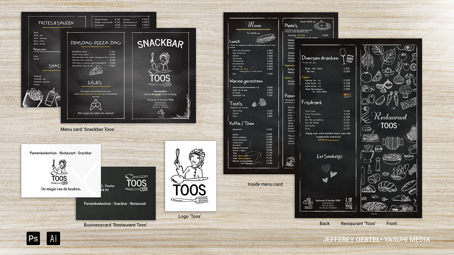 Digital mockup-Restaurant Toos - Yasuhi Media Digital mockup-Restaurant Toos - Yasuhi Media